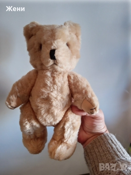 Старо мохерно мече с подвижни крайници, снимка 1