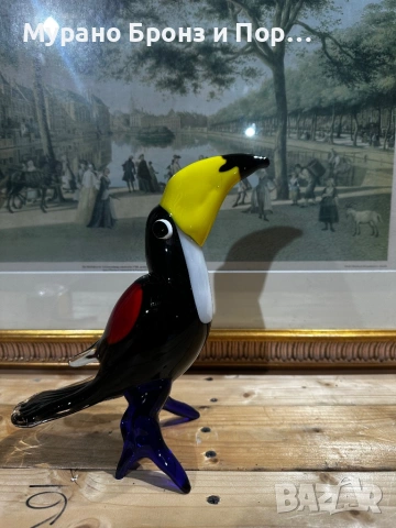Арт фигура Тукан – стил Мурано