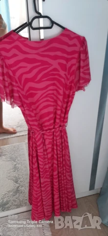 Розови рокли С размер, снимка 2 - Рокли - 50771541