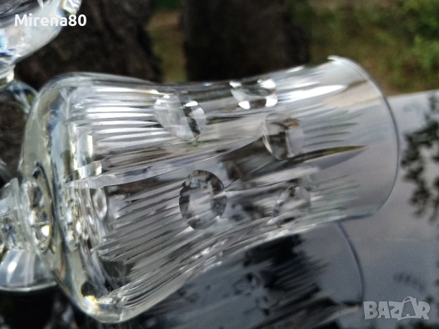 Български кристални чаши за вино - 3 бр., снимка 6 - Чаши - 51501439