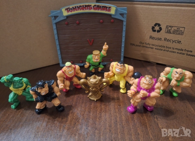Разбойници / Monster wrestlers in my pocket - редки варианти, снимка 2 - Колекции - 51204499