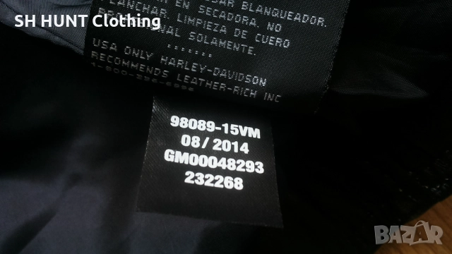 HARLEY DAVIDSON MOTO Leather Jacket Размер XL мото яке естествена кожа 9-27, снимка 17 - Якета - 52158793