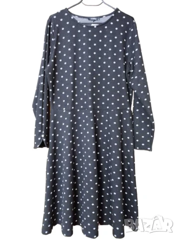 Дамска рокля на точки LC Waikiki, 75% полиестер, 24% вискоза, 44, снимка 1