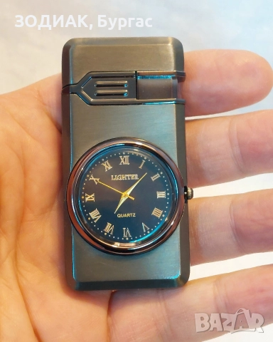 НОВА Газова Запалка с Часовник, снимка 4 - Запалки - 27496079