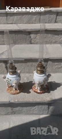 Антични Газени Лампи, снимка 4 - Антикварни и старинни предмети - 51611065