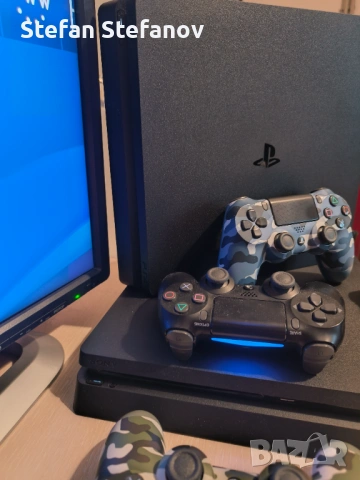 С ГАРАНЦИЯ 1Г Sony PS4 Slim PlayStation 4 PS 4 профилактиран и обслужен, снимка 6 - PlayStation конзоли - 53486265