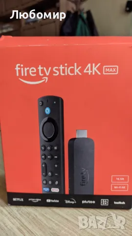 Устройство за гледане на телевизия и филми Fire Stick 4к MAX, снимка 1 - Приемници и антени - 47138164