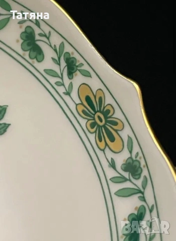 Порцеланов сет за сладко AK Kaiser Шьонбрун , снимка 4 - Сервизи - 53126538