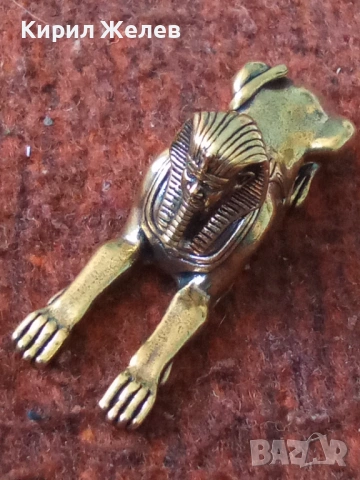 Малка бронзова фигурка на сфинкс 54253, снимка 7 - Колекции - 53752528