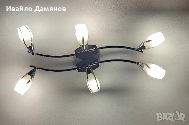 Спот осветление за таван или стена Спот 3 х Е14 , снимка 5 - Лампи за таван - 54281549