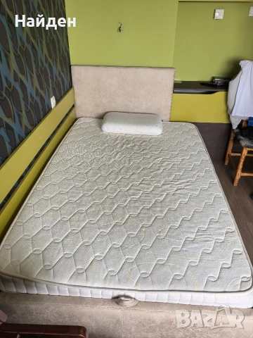 Тапицирано легло с повдигащ механизъм, снимка 2 - Спални и легла - 54165605