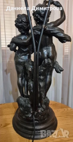 Разкошна и масивна нощна лампа в стил Арт деко, снимка 12 - Други - 50764300