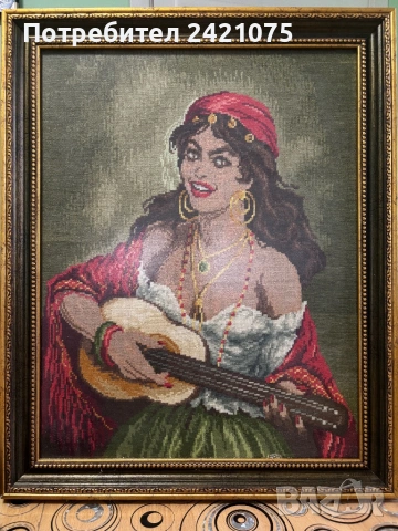 Гоблен "Циганката с китара "