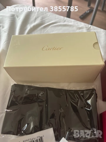 Cartier Black Acetate Glasses, Gold Decor & Blue Lens, снимка 10 - Слънчеви и диоптрични очила - 50859084