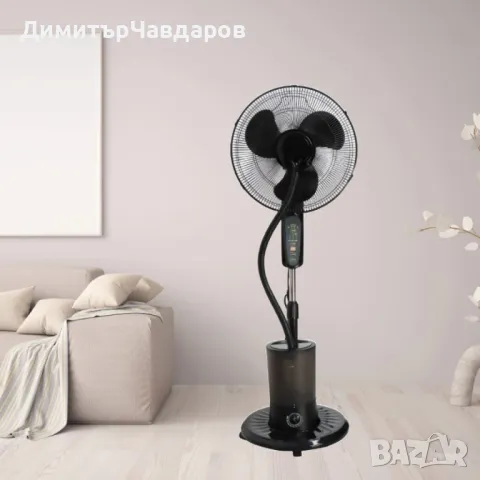 Вентилатор Voltz, 16", 85W, функция мъгла, 3.5л. резервоар вода, таймер, дист. упр., снимка 3 - Вентилатори - 49919551