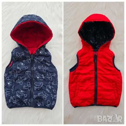 Детски елек с две лица 9-12 месеца