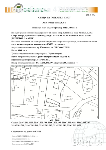 Урбанизиран парцели 