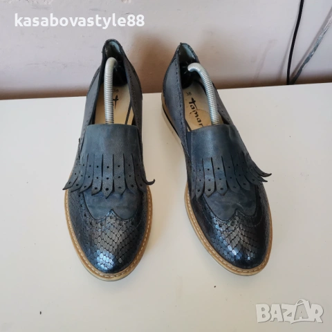 Обувки Tamaris 38 н. Естествена кожа , снимка 8 - Дамски ежедневни обувки - 53650227