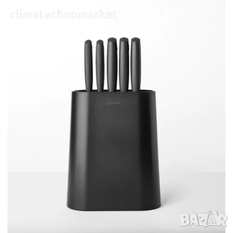 Блок с 5 ножа Brabantia Tasty+ Dark Grey, снимка 1