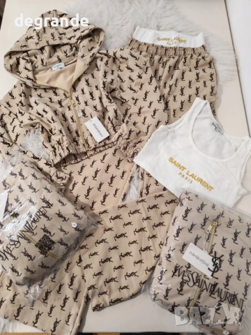 🍬🍬🍬Дамски Комплект YSL 3 части, снимка 5 - Спортни екипи - 54152455