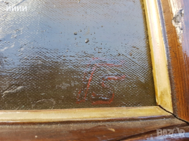 Стара картина , снимка 3 - Антикварни и старинни предмети - 53940670