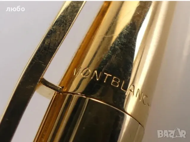 Луксозни Писалка и Химикалка MONTBLANC във Златно Покритие , снимка 13 - Колекции - 48327756