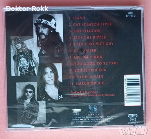 Motorhead - March Or Die 1992 [CD], снимка 2 - CD дискове - 45264667