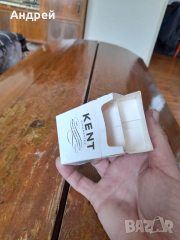 Стара кутия от цигари Kent #2, снимка 6 - Колекции - 53608883