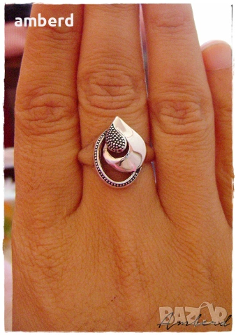 Сребърен пръстен - модел PLR005, снимка 2 - Пръстени - 53676492