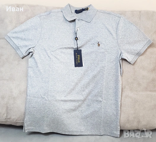 Нова оригинална фланелка Polo Ralph Lauren custom slim fit - размер XL, L, M - 100% памук, снимка 9 - Тениски - 54072405