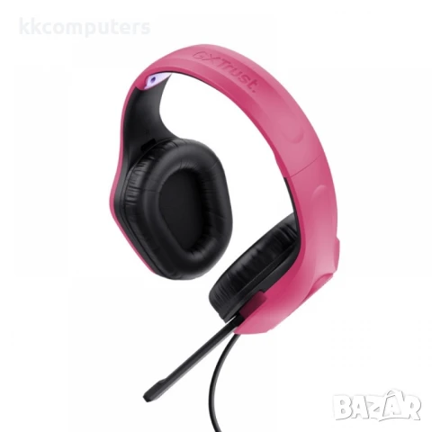 TRUST GXT415 Zirox Headset Pink Геймърски слушалки, снимка 2 - Слушалки и портативни колонки - 50572081
