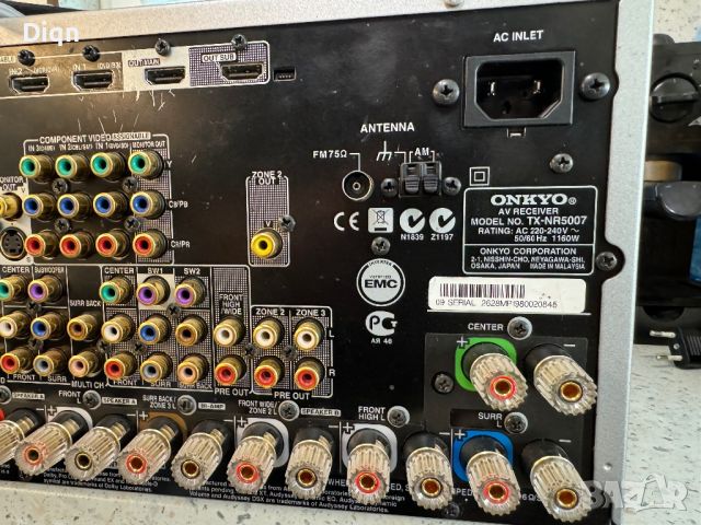 Onkyo TX-NR5007 Топ, снимка 18 - Ресийвъри, усилватели, смесителни пултове - 45735640