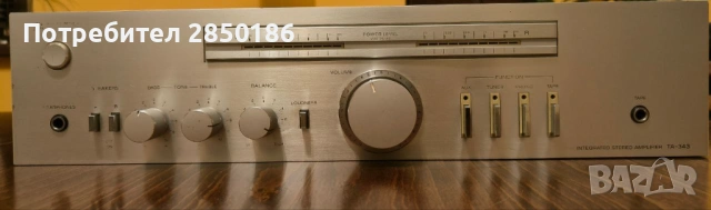 Hi-fi стерео усилвател SONY TA-343, снимка 2 - Ресийвъри, усилватели, смесителни пултове - 53036052