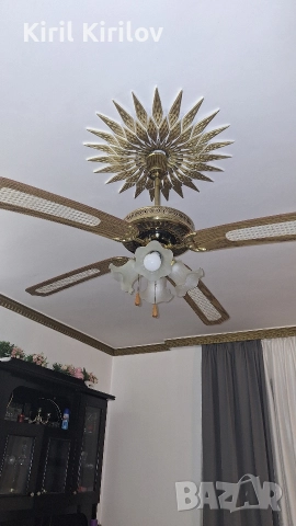 Полилей Вентилатор, снимка 2 - Лампи за таван - 52583459