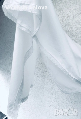 Луксозна бяла туника Phase Eight „Lighter. Brighter."100% памучен батист, снимка 6 - Туники - 53932181