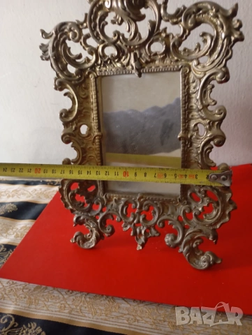 Бароково настолно огледало, снимка 4 - Други ценни предмети - 53664861