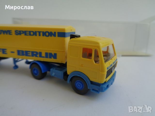 WIKING 1:87 H0 MERCEDES BENZ ТИР КАМИОН МОДЕЛ КОЛИЧКА, снимка 3 - Колекции - 46491302