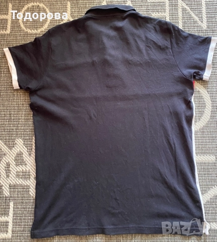 Тениска Armani червено, синьо и бяло, снимка 3 - Тениски - 52625421