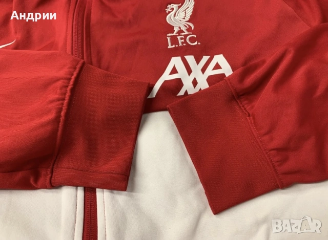 Оригинално тренировъчно яке Liverpoo Nike Dri-FIT- size XL, снимка 8 - Спортни дрехи, екипи - 53126378