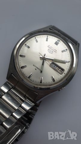 Мъжки часовник Seiko 5 Automatic, снимка 4 - Антикварни и старинни предмети - 45595153