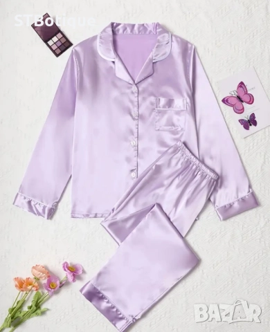 🌙✨ Елегантен дамски сатенен комплект от STBoutique ✨🌙 💋