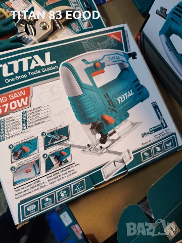 Прободен трион - зеге TOTAL, 65 мм, 570 W, снимка 3 - Други инструменти - 52613459