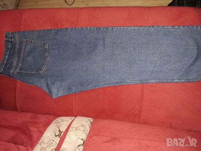 Мъжки дънки сини с по широки крачоли, снимка 5 - Дънки - 53627145