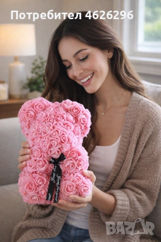 Мече от рози , снимка 3 - Романтични подаръци - 53004507