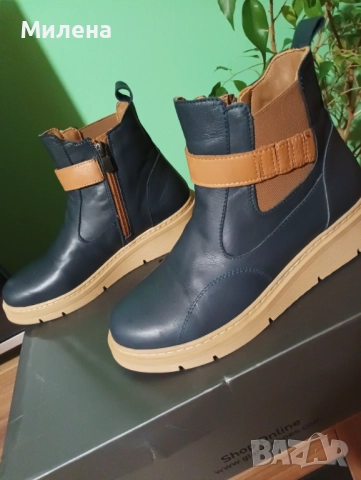 Нови боти естествена кожа , снимка 4 - Дамски боти - 52589642