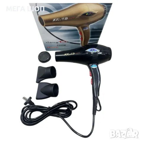 Професионален Сешоар XiongdA XD-168 D, 2200W, снимка 2 - Сешоари - 50296932