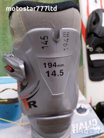 Ски комплект детски- ски, автомати, щеки, обувки, каска., снимка 5 - Зимни спортове - 53010221