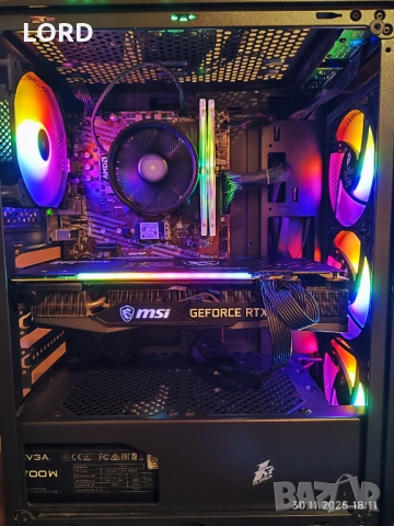 Геймърски Ryzen 5 5600G, RTX 3070Ti 8GB, RAM 16GB DDR4 3000, SSD 512GB NVME