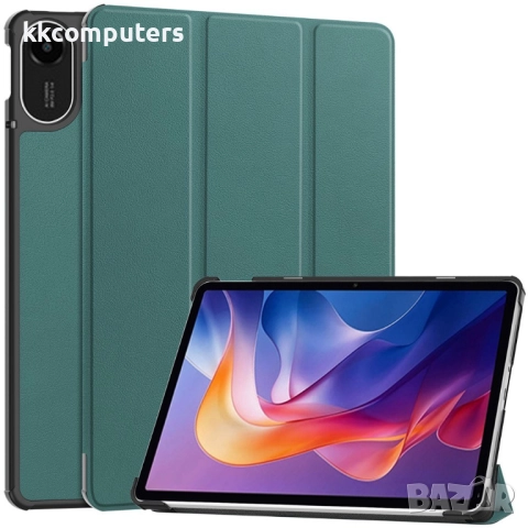 ENKAY HAT PRINCE Калъф със Стойка за Xiaomi Redmi Pad 2 - PU Кожа, Авто Wake/Sleep, Протектор, 7 Цвя, снимка 2 - Калъфи, кейсове - 52144271