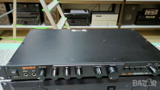 Предусилвател Gemini PA - 700 и крайно стъпало Samson servo - 170, снимка 6 - Ресийвъри, усилватели, смесителни пултове - 52501481
